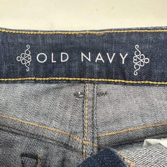 Old Navy Denim Skirt Womens Size 6 Blue Pockets Stretch Casual Office School - Picture 10 of 14